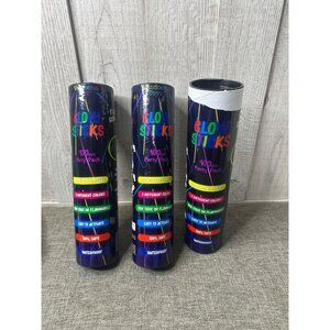 Vandoona Toys Glow Sticks 100 Pcs Party Pack Lot of 3